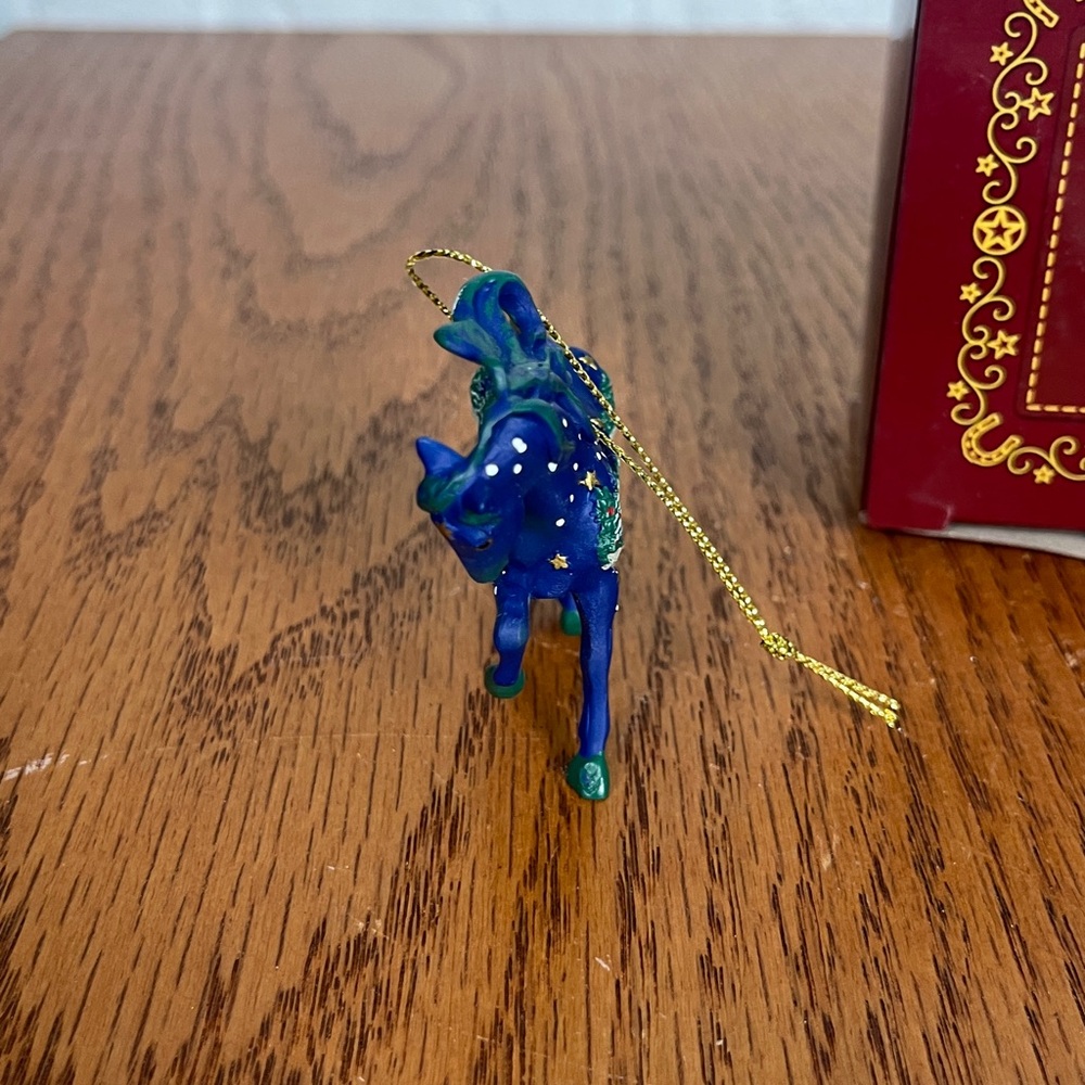 Trail of Painted Ponies White Christmas Christmas Ornament - 2018 horse - Picture 2 of 8